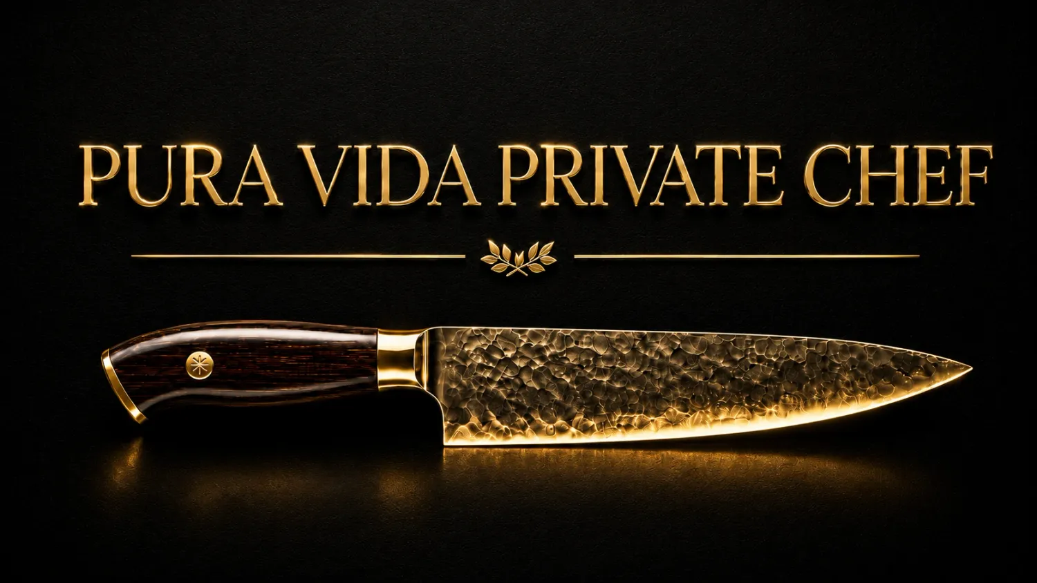 Pura Vida Private Chef Logo Oficial