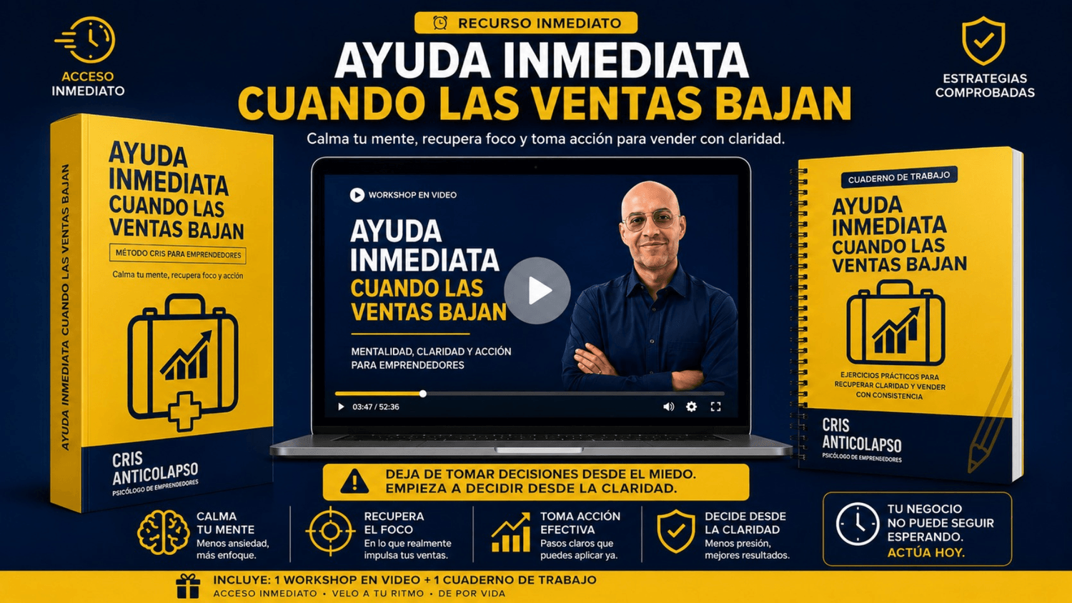 Ayuda Inmediata para Ventas Bajas