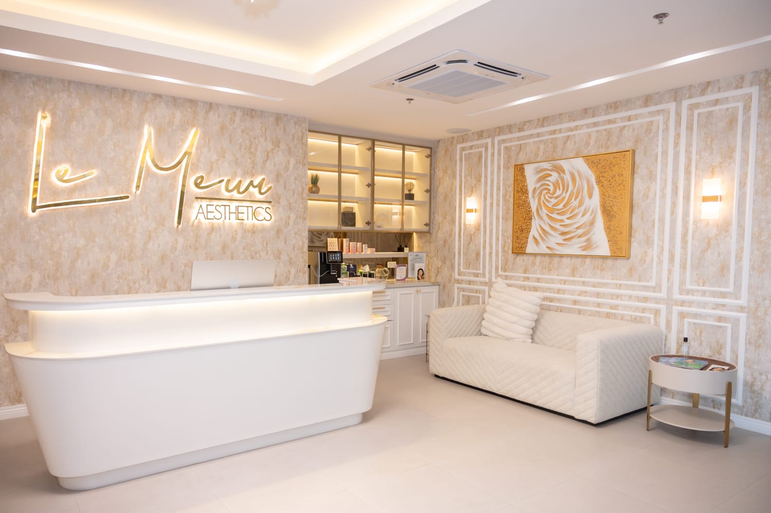 Le Meur Aesthetics Banawe QC branch interior