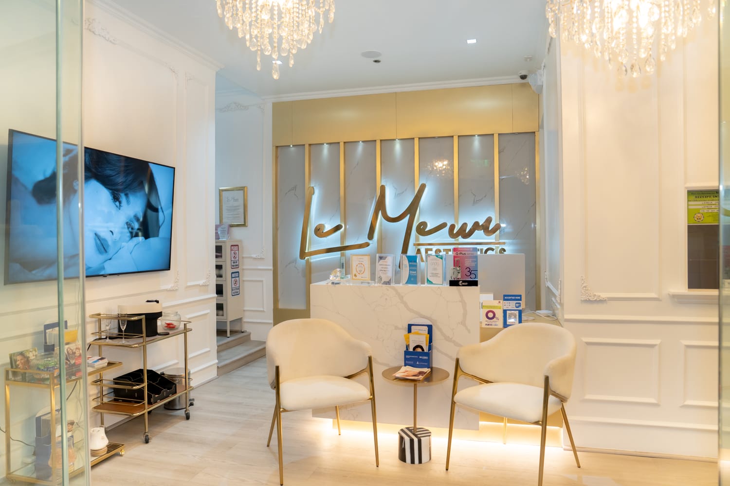 Le Meur Aesthetics Greenhills branch interior