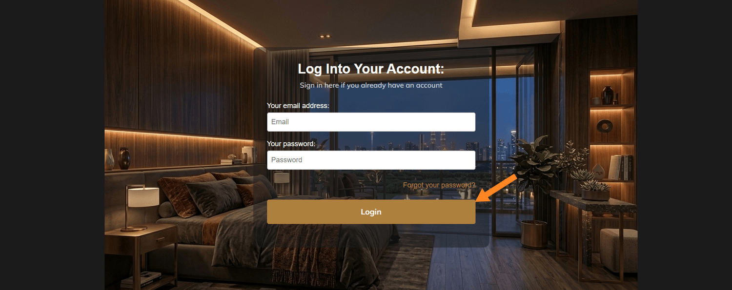 Cantikwall Academy login page