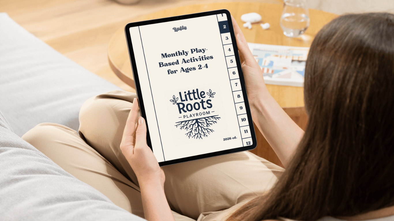 Little Roots Playroom guides for toddlers ages 2 to 4