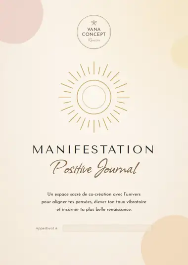 Couverture du Manifestation Positive Journal