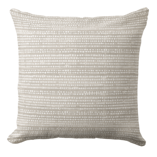A blue and white palm leaves throw pillow featuring a botanical palm leaf pattern.