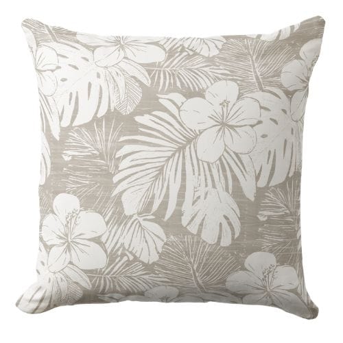 A royal blue throw pillow in a coastal style.