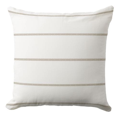 A palm tree throw pillow in dark blue and white in coastal stylecolor