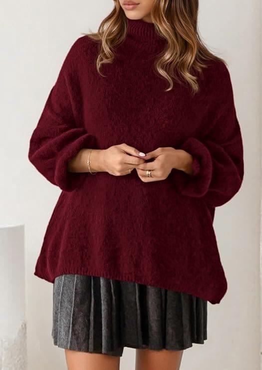 Oversized Fall Pullover Sweater for Fall season