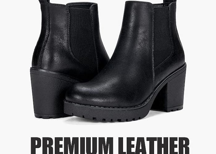 Platform Chelsea Ankle Boots from Amazon