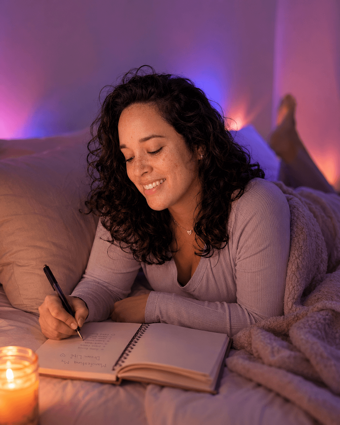 A reflective journaling moment for Manifest Your Dream Life