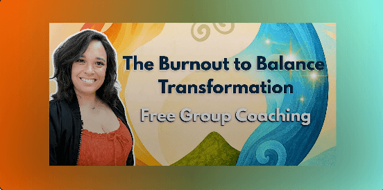 Burnout to Balance Transformation workshop cover image