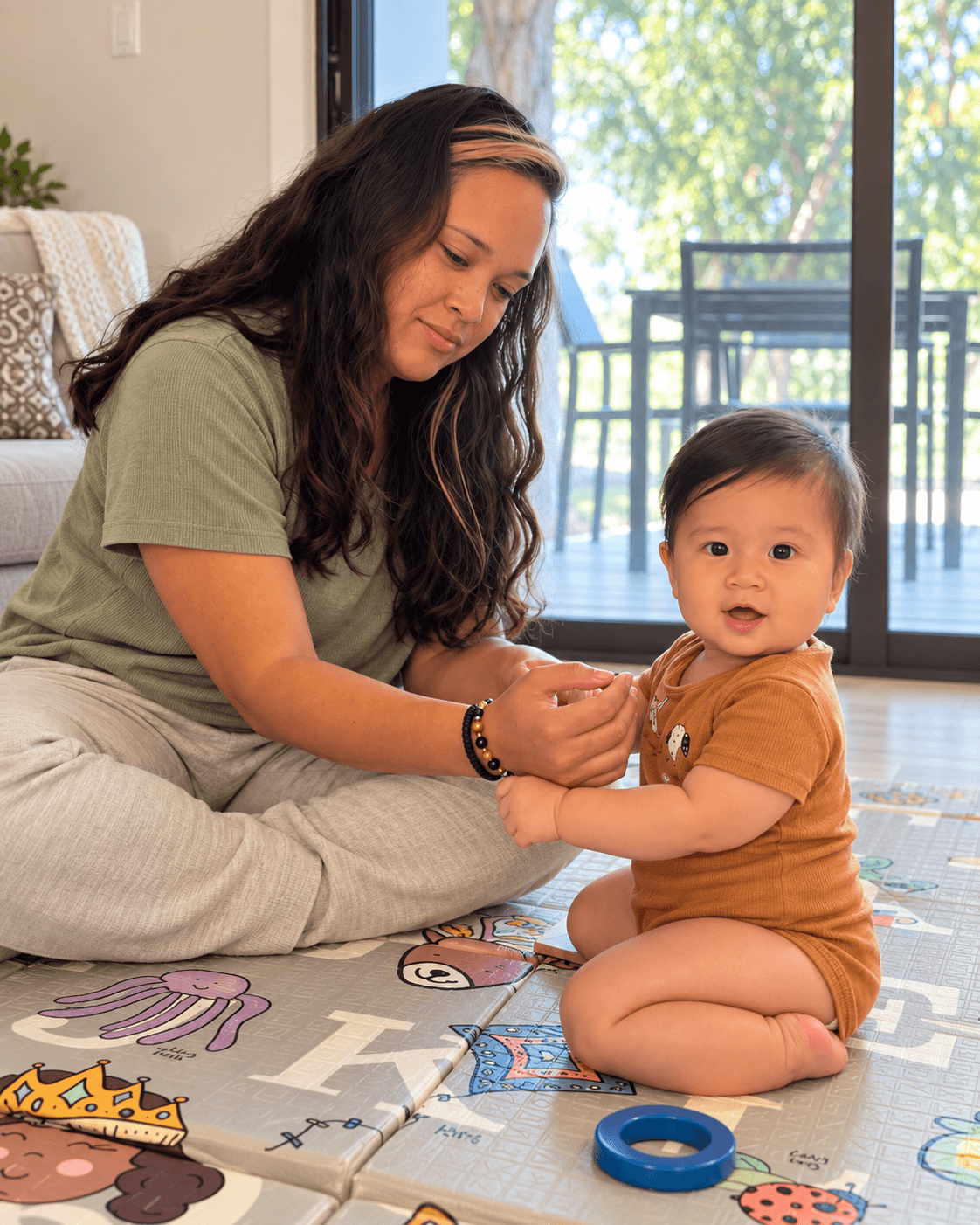 Ixchel working with children