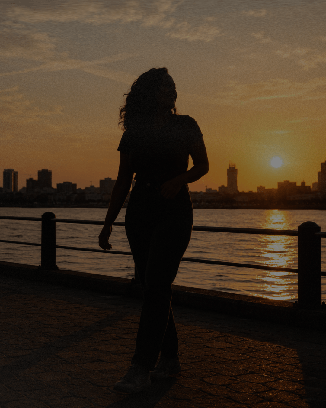 Silhouette portrait of Ixchel