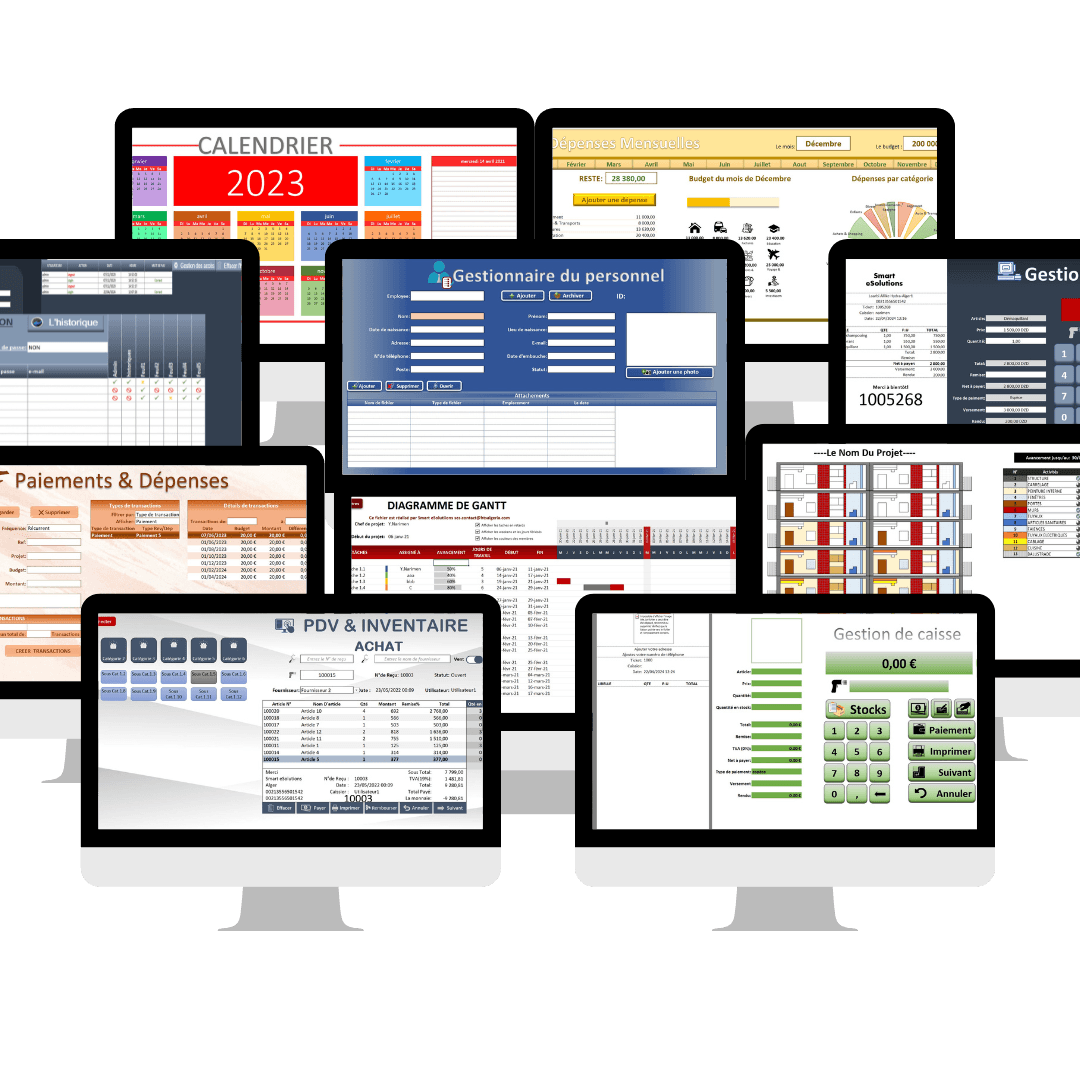 Pack de 17 Applications Personnalisables