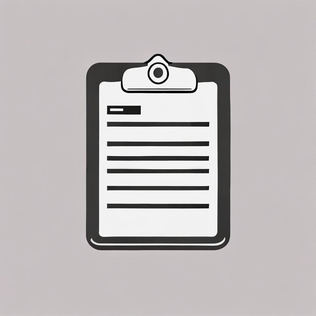 clipboard checklist icon