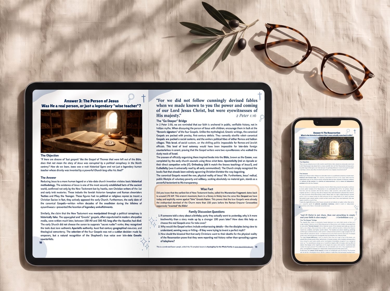 The Only 10 Christian Answers Multi-Device Spread