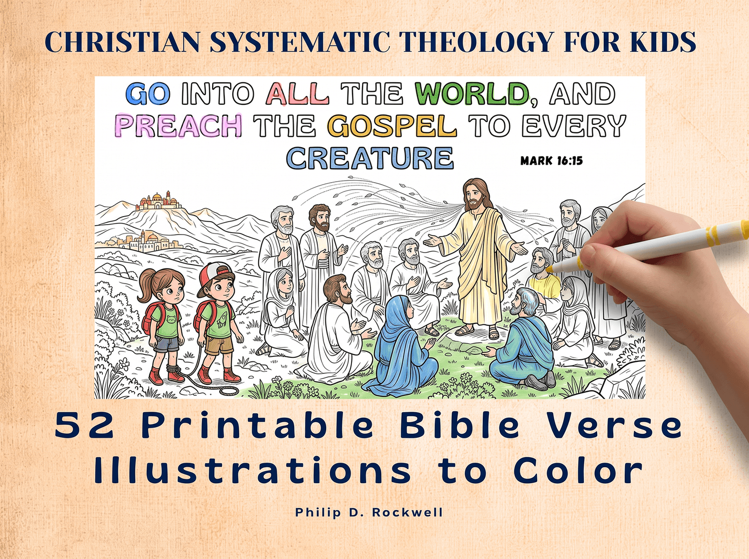 52 Printable Bible Verse Coloring Pack Cover