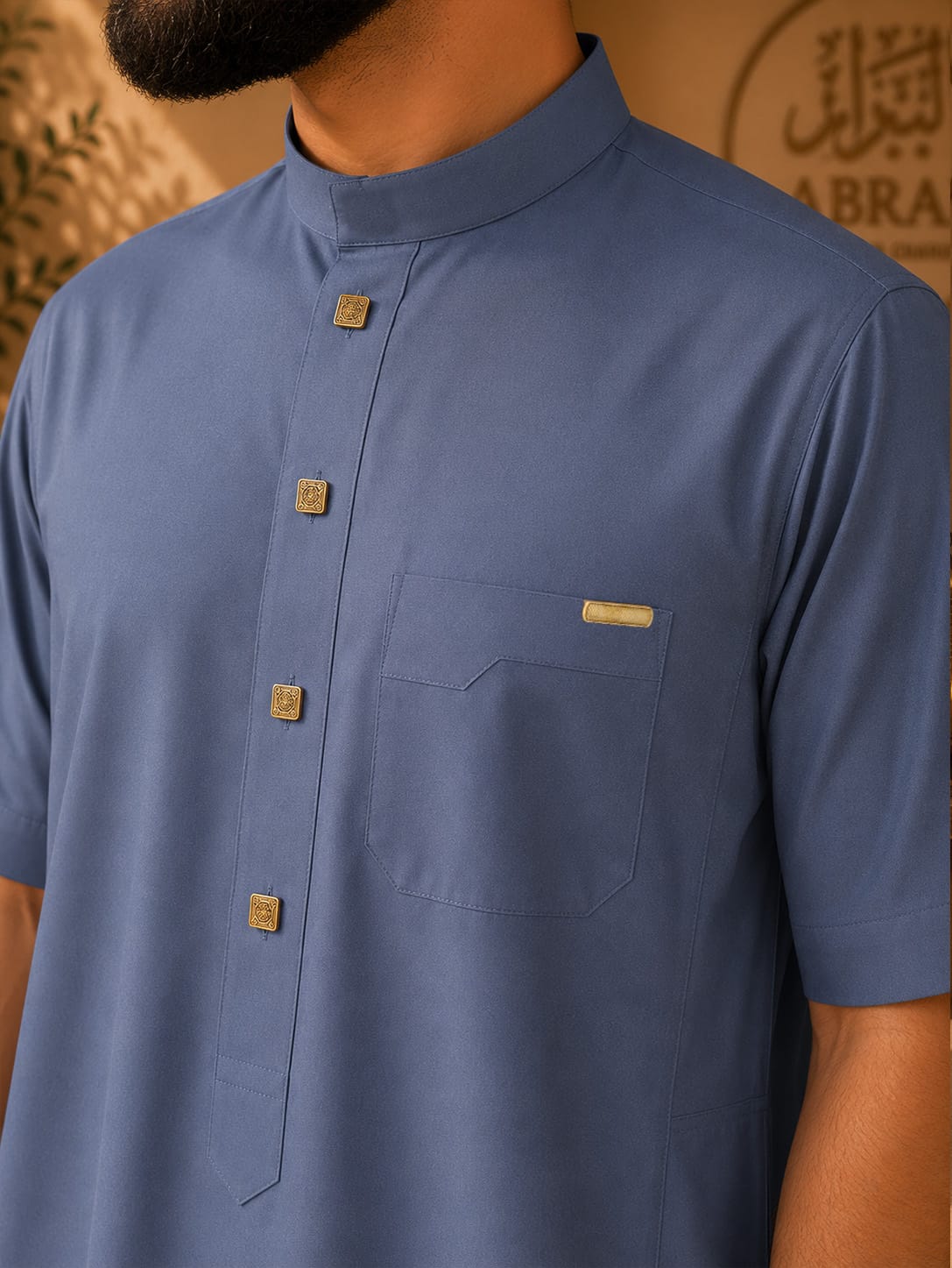 Bleu Acier détail