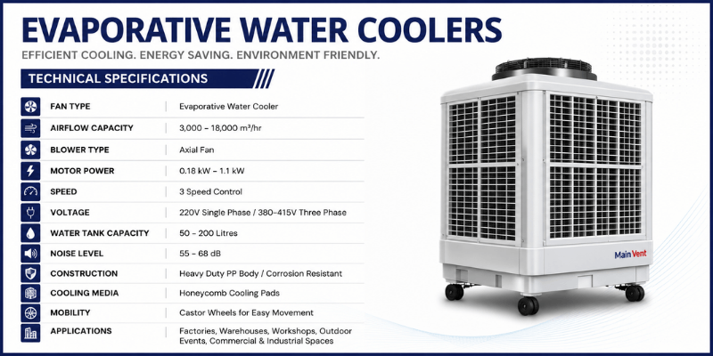 Evaporative Water Coolers