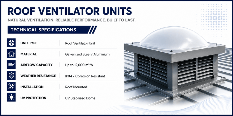 Roof Ventilator Units