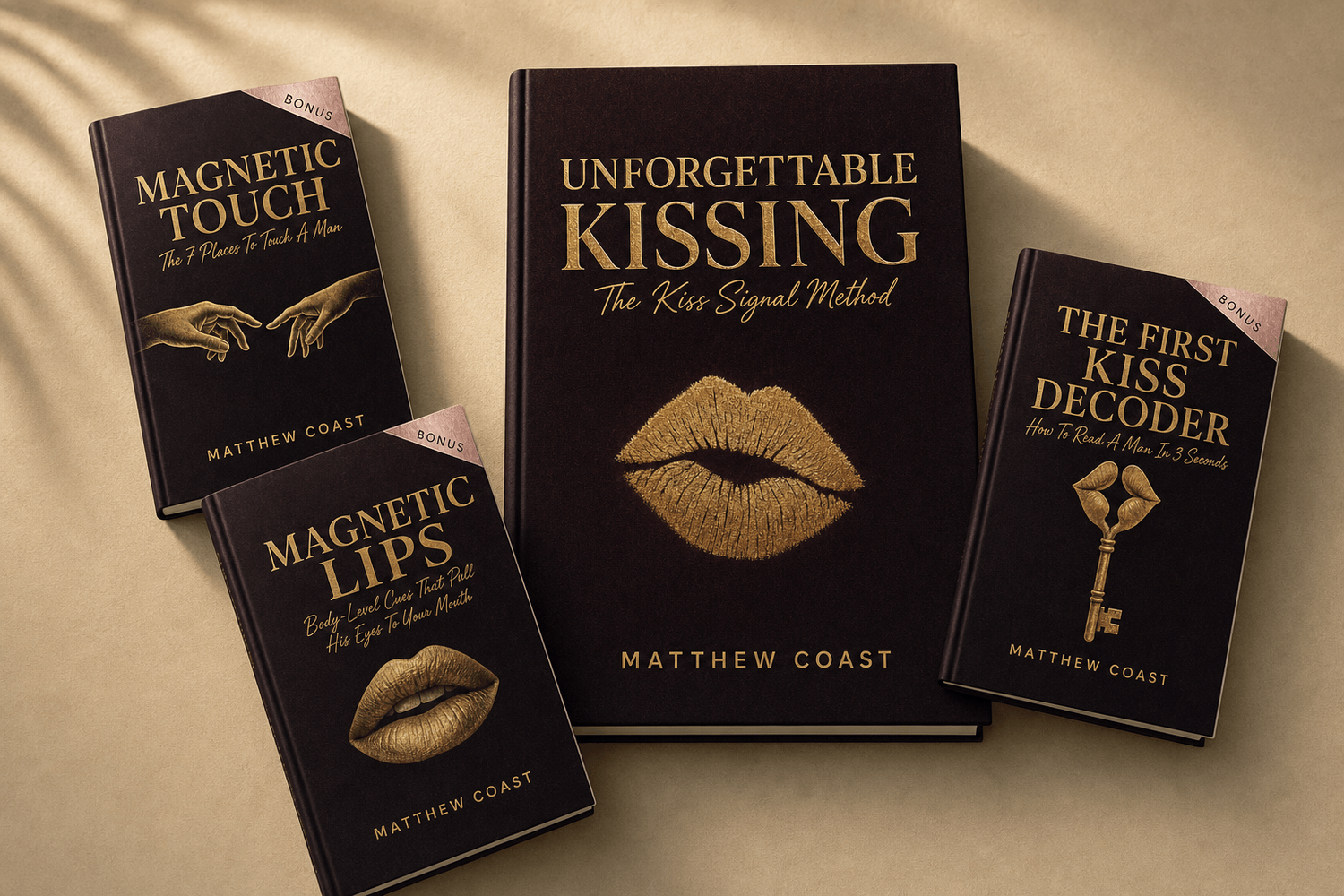 Everything you get today: Unforgettable Kissing plus three bonuses