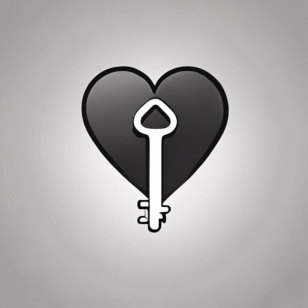 key heart