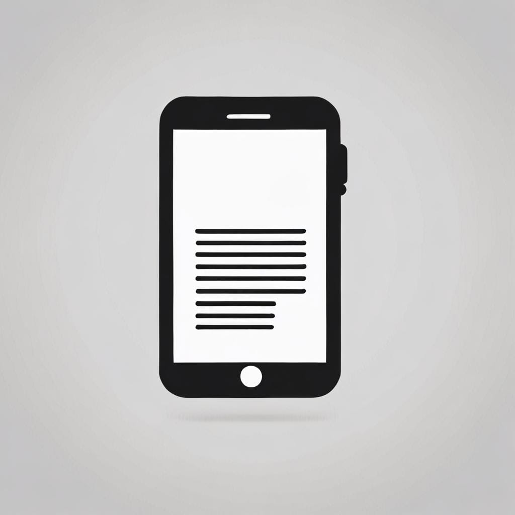 mobile phone message