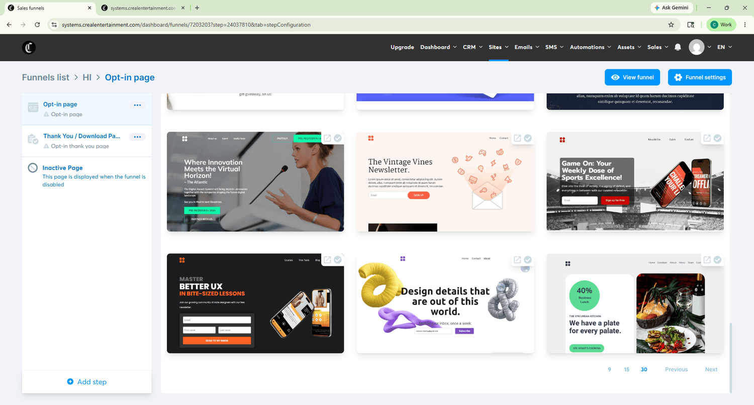 C Real Entertainment main platform preview