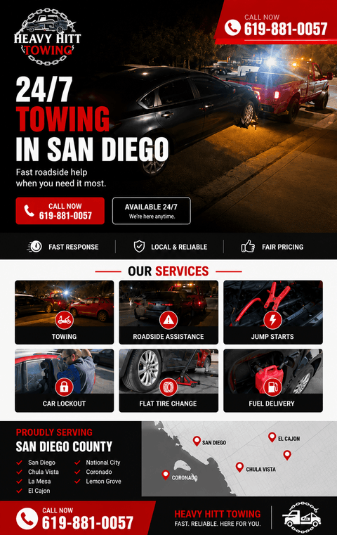 Landing page example