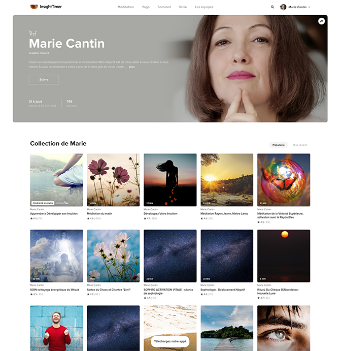 Marie Cantin - insight Timer