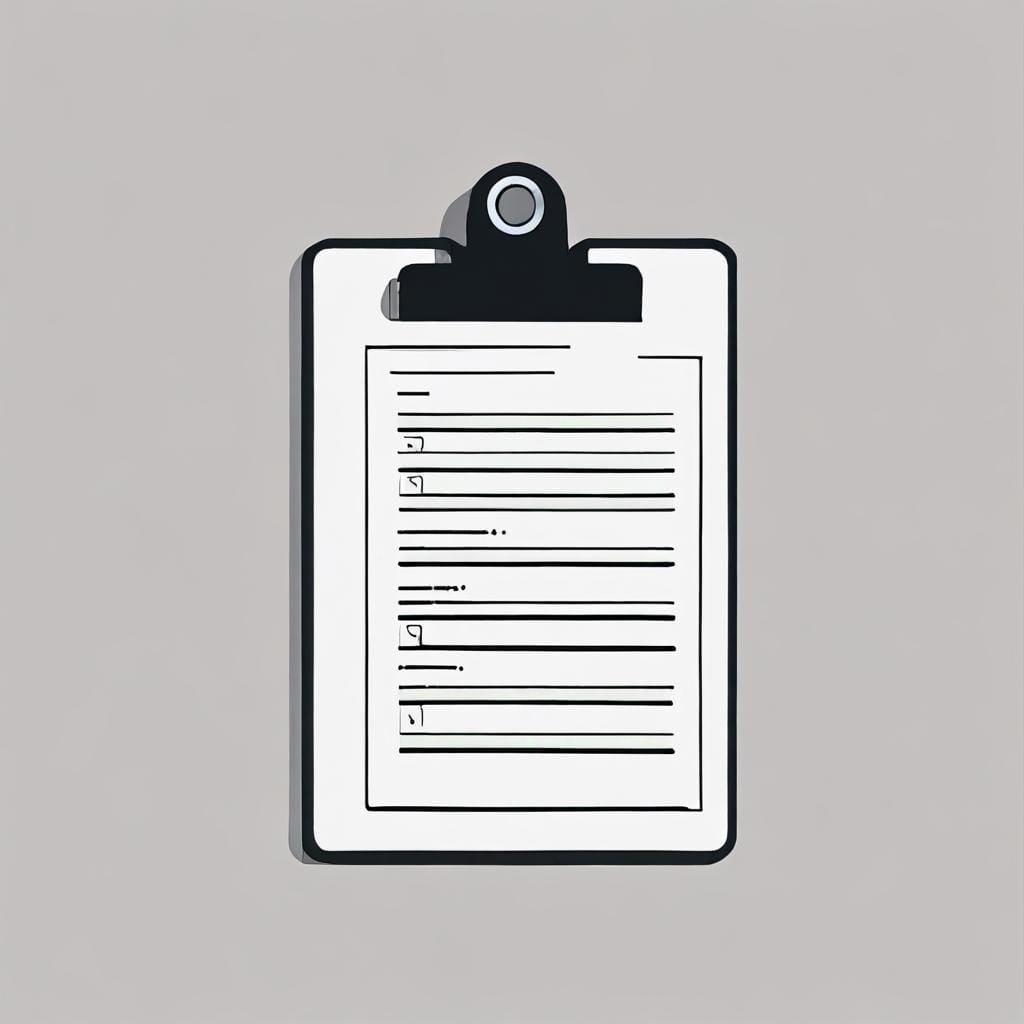 clipboard check