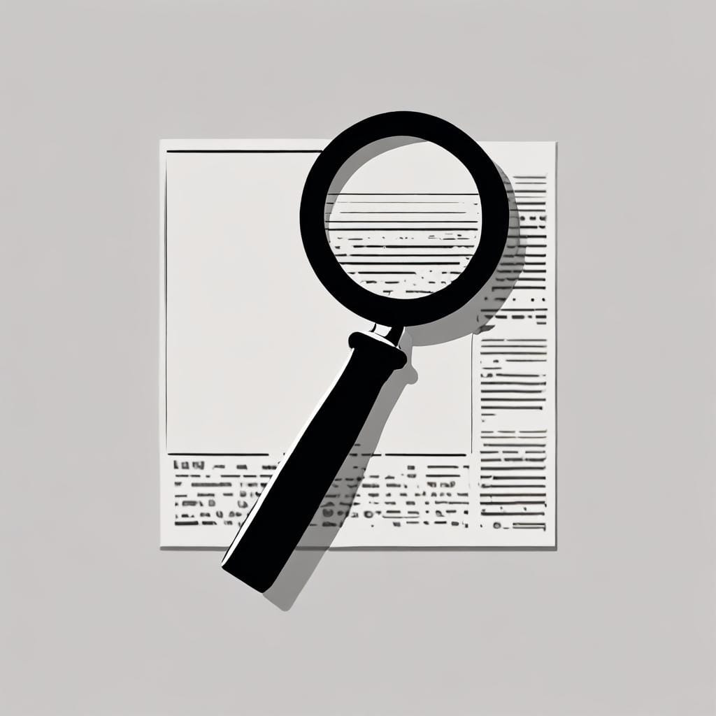 newspaper magnifier