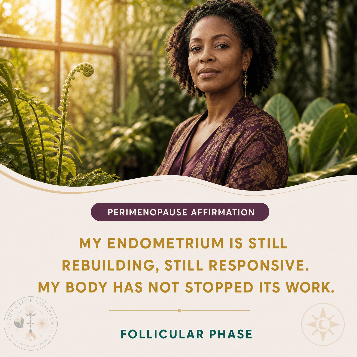 Perimenopause phase affirmation