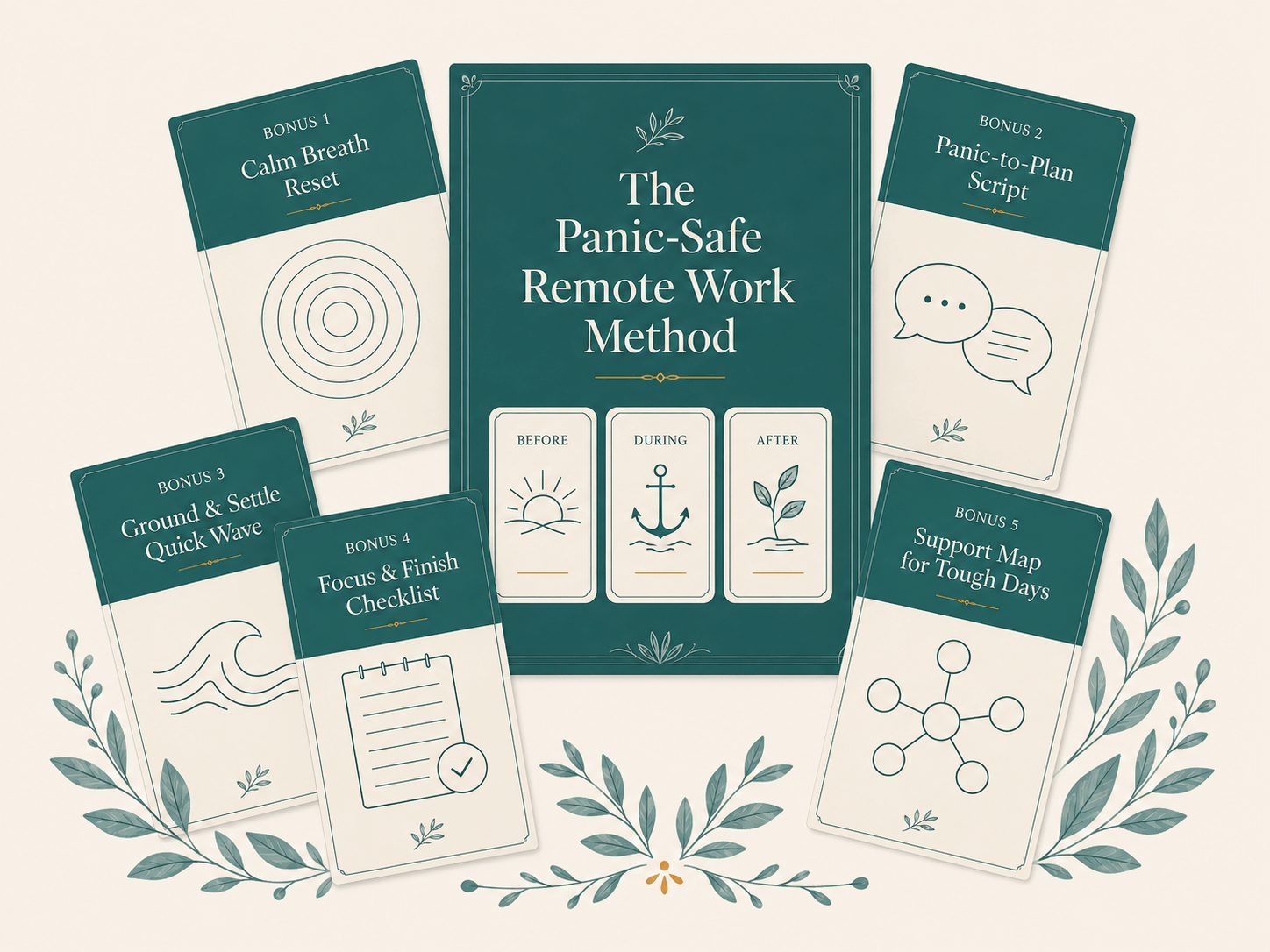 The Panic-Safe Remote Work Method mockup