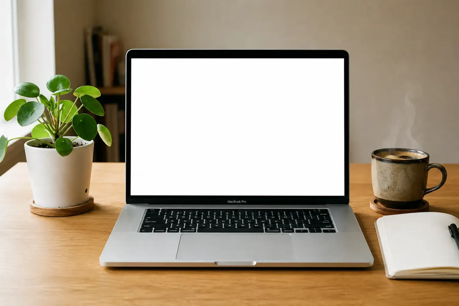 Laptop prezentujący stronę zapisu na webinar