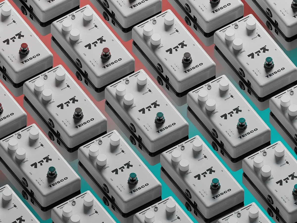 Teisco Guitar Pedal Overall View