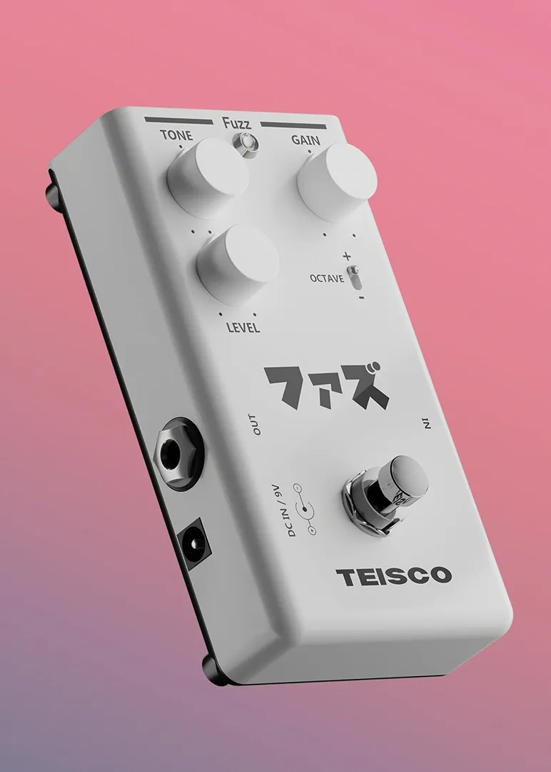 Teisco Guitar Pedal Vertical View