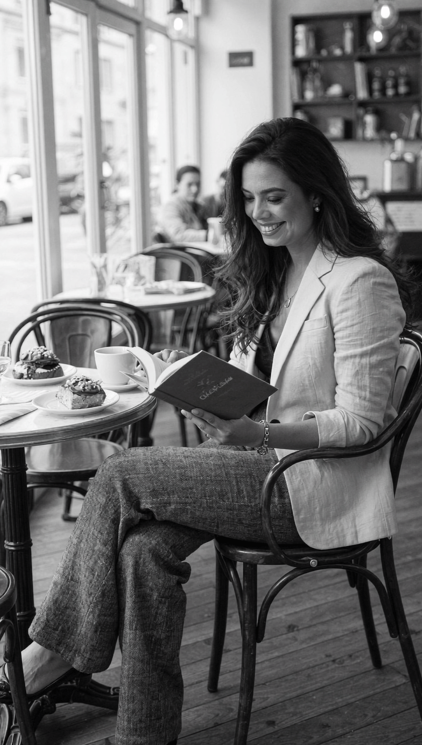 Paula Roa escribiendo · [IMG:EXCLUSIVA]