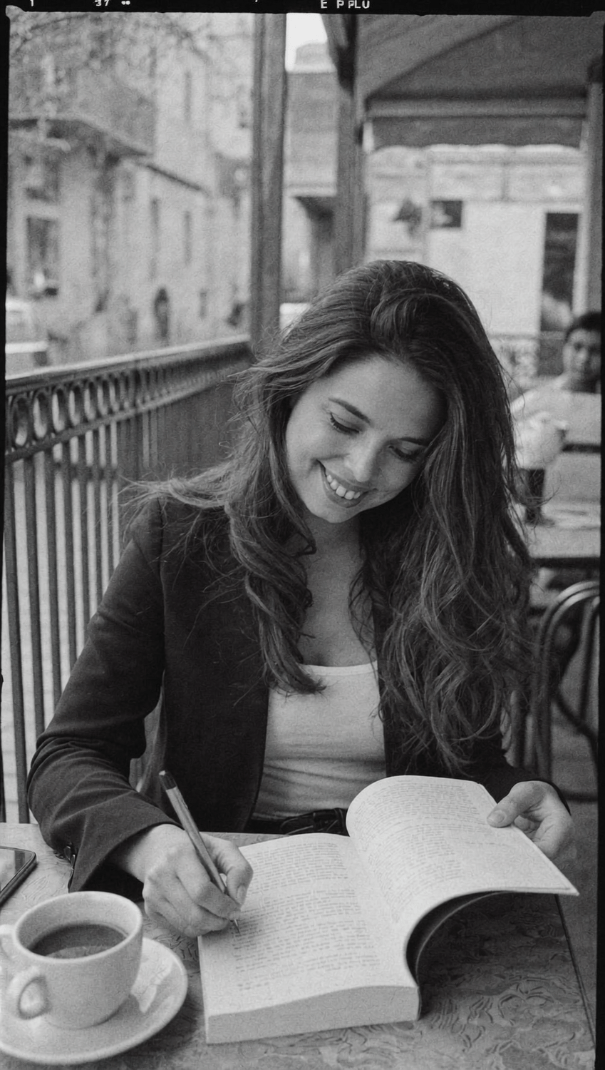 Paula escribiendo