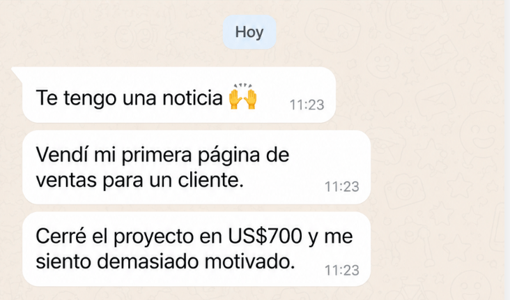 Testimonio real de estudiante de mentoría