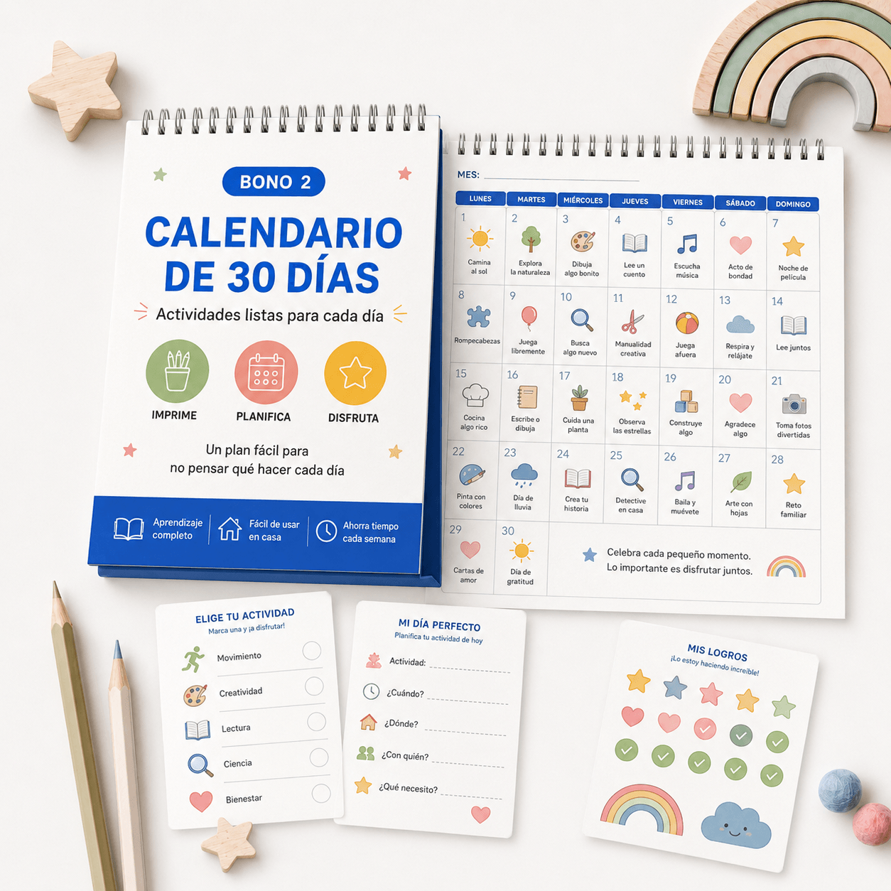 Bono 2 Calendario de 30 días de actividades