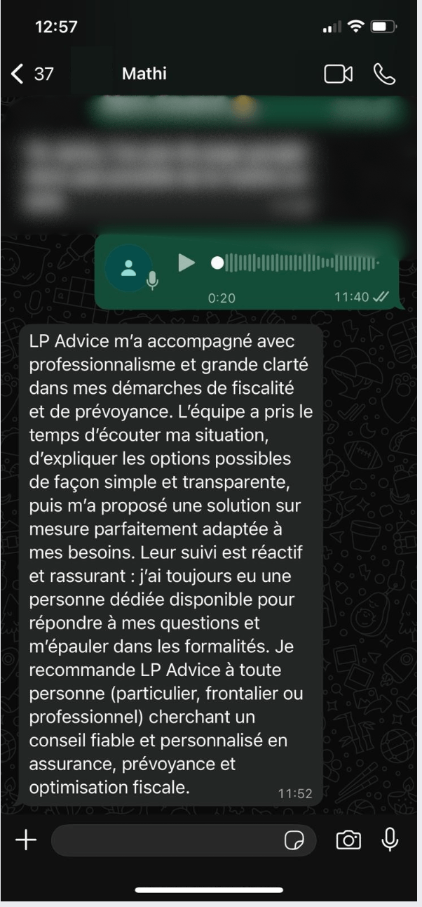Témoignage Mathi