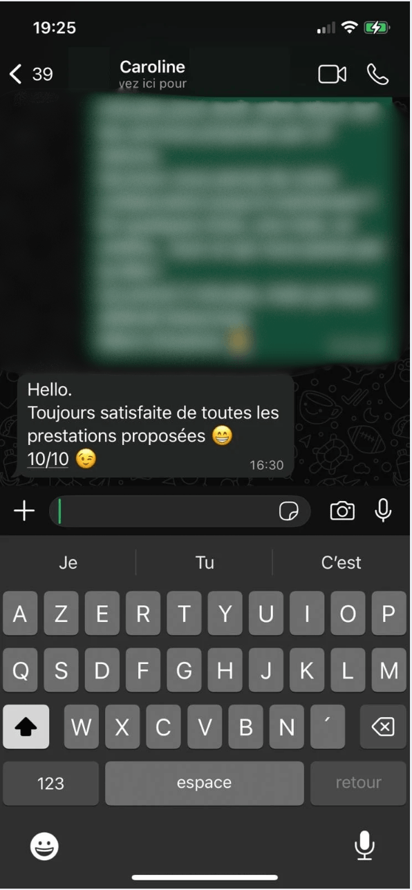 Témoignage Caroline