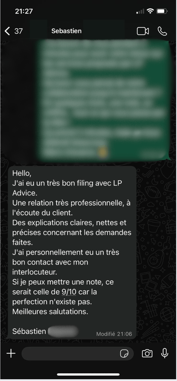 Témoignage Sébastien
