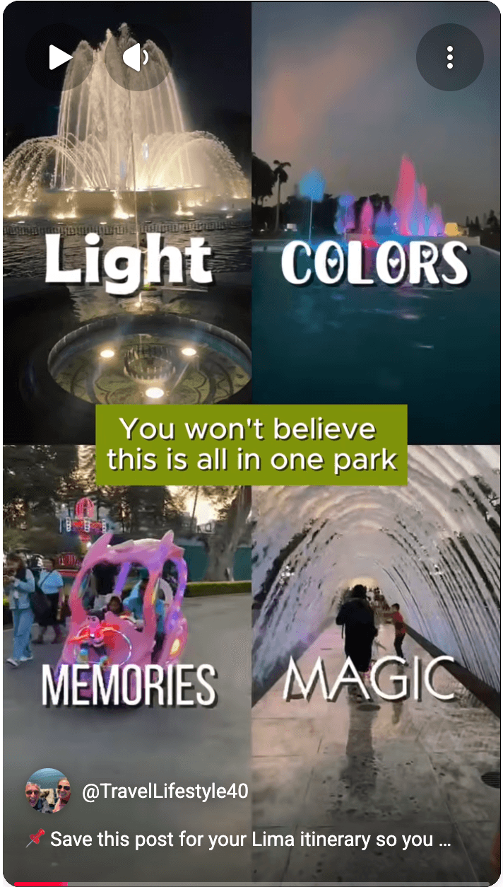 colorfull Park i LIMA Peru