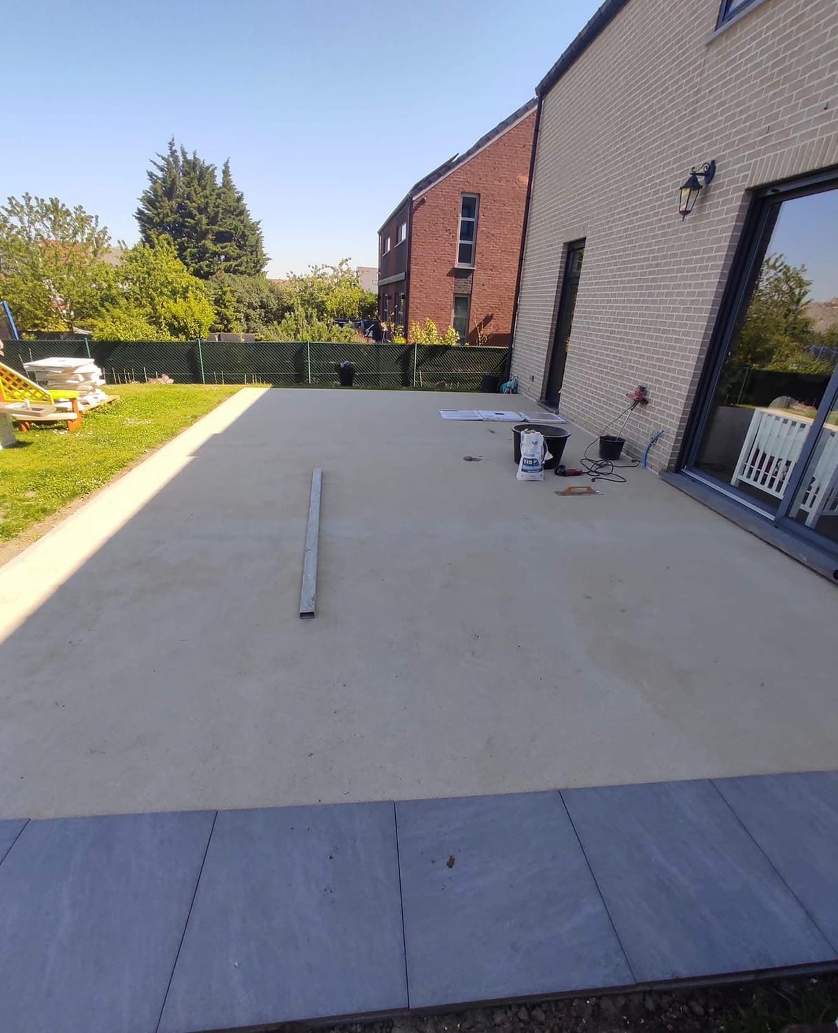 Pose de terrasse extérieure — Vucera