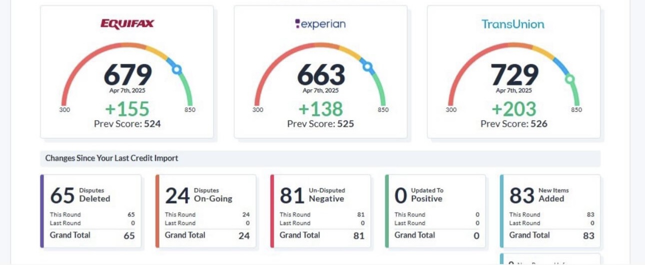 Additional client score transformation screenshot