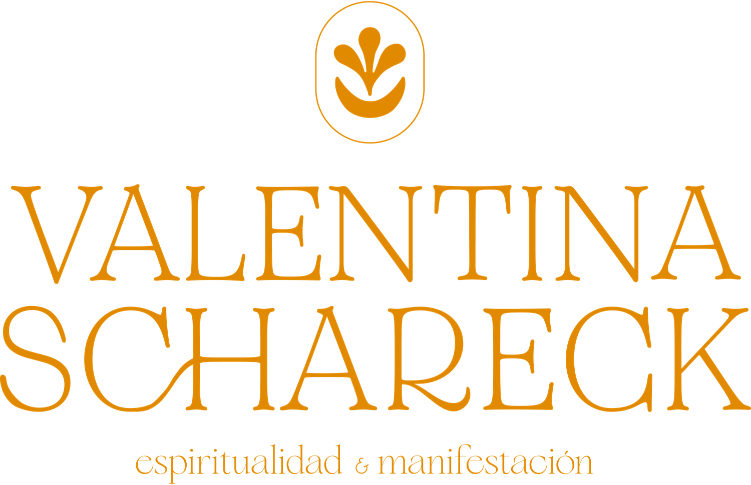 Logo Valentina Schareck dorado