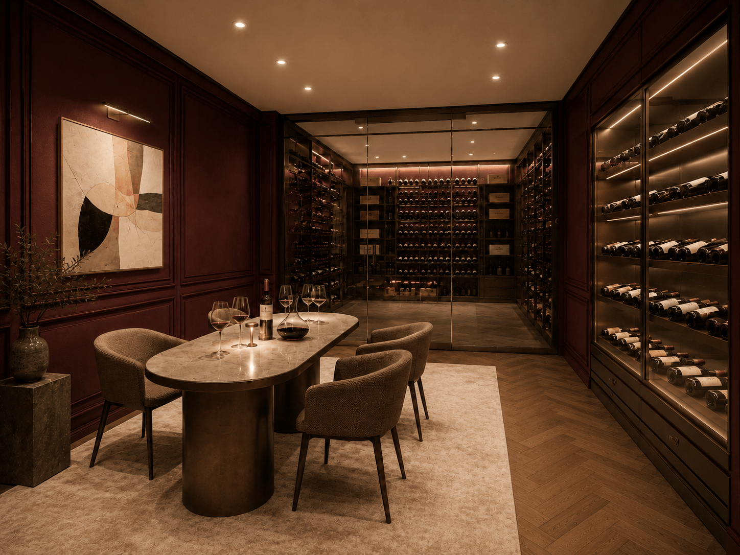 Wine Rooms and Italian Cellars