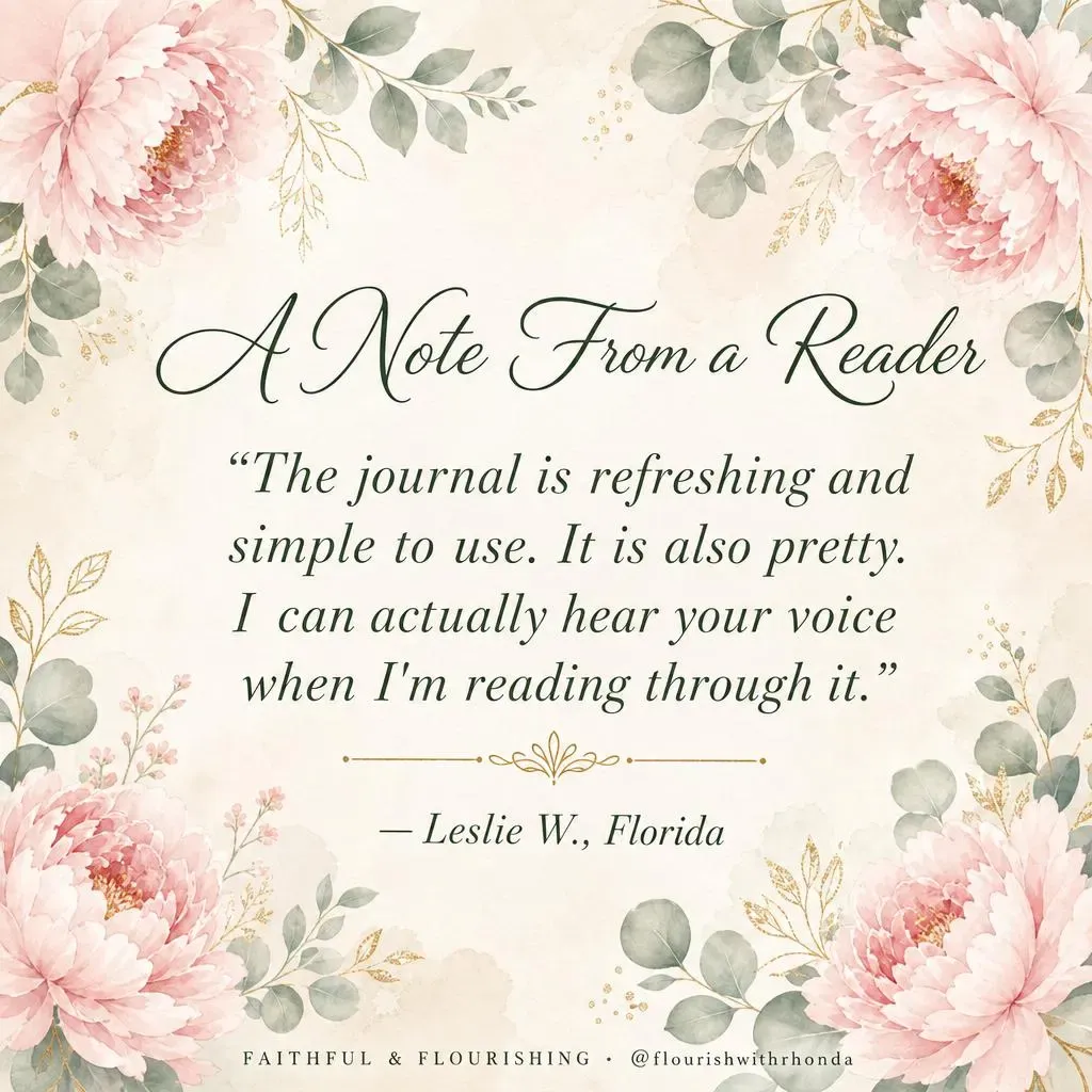 A Note From a Reader - Leslie W. Florida
