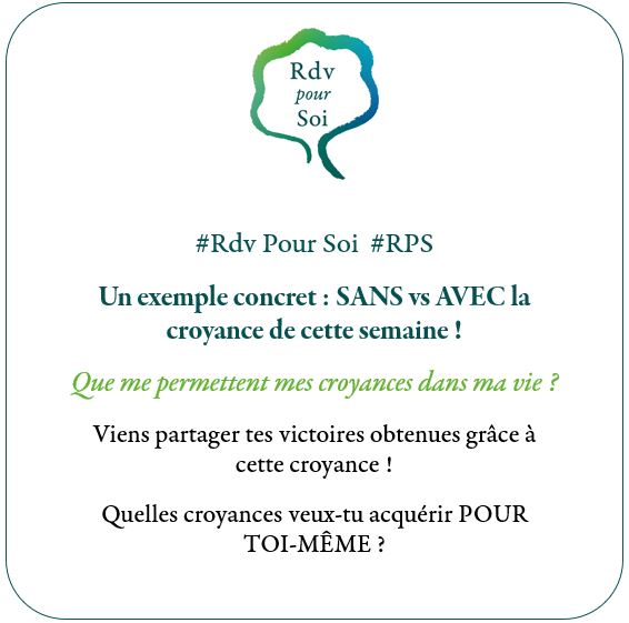 Rdv Pour Soi - Estimez-vous ! Adoptez des croyances positives et utiles pour vous !